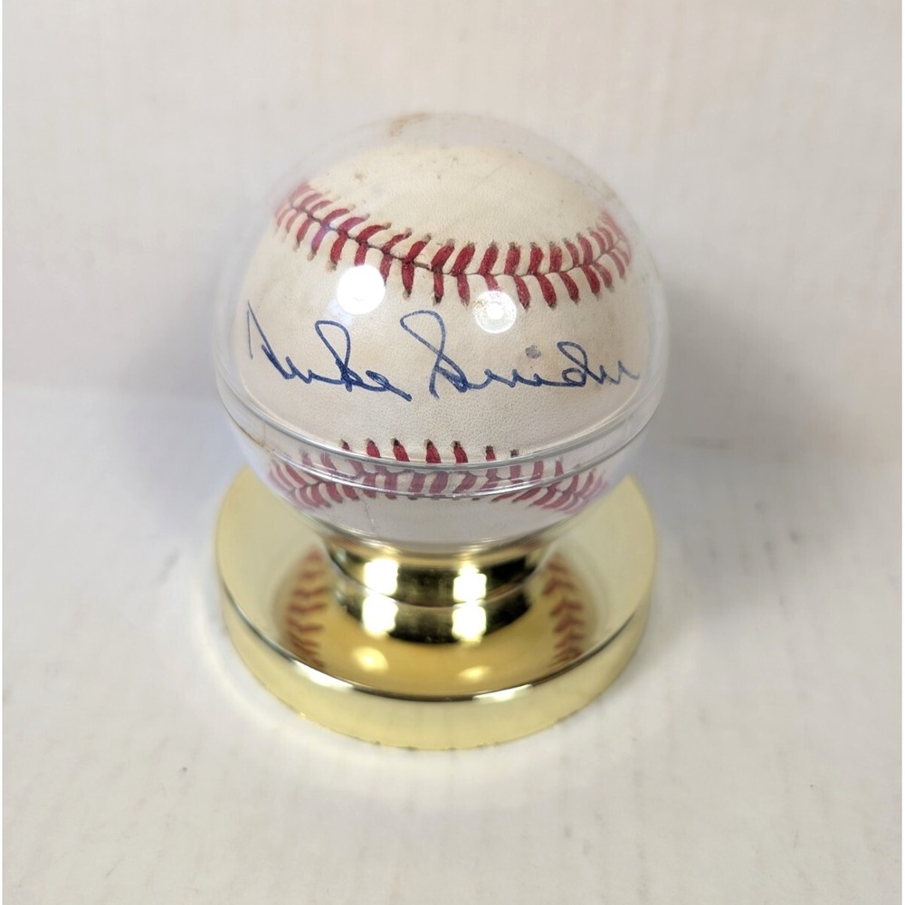 Vintage Duke Snider Signed Baseball‎ NO COA Dodgers MLB Rawlings